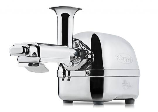 Angel 5500 twin-gear juicer side